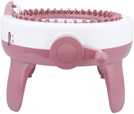 手編みマシン 40針 Diy プラスチック 手回し 編み機 子供 編み おもちゃ ツール セーター用 靴下 帽子