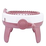 Hand Knitting Machine, 40 Needles DIY Plastic Hand Crank Knitting Machine Children Weaving Toy Tool for Sweater Sock Hat