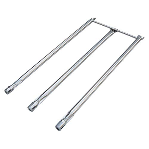 Hongso 7506 29 Inches Stainless Steel Burner Tubes Set for Weber Genesis I - IV, Genesis Platinum I & II, Genesis Platinum B/C, Genesis Gold B/C Gas Grill (with Side Control Panel) 3033609 SBG506