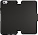 OTTERBOX Strada Series Leather Wallet Case for iPhone 6/ iPhone 6s only - Retail Packaging - New Minimalism (Black/Black Leather)