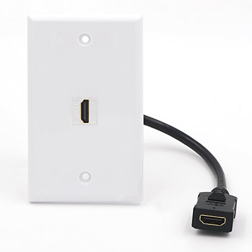 image for VCE 5 Pack HDMI Keystone Jack Adapter HDMI Female to Female Pigtail Ex