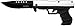 TAC Force TF-756 Series Pistol-Style Assisted Opening Folding Knife, Black Blade, 4-1/2-Inch Closed