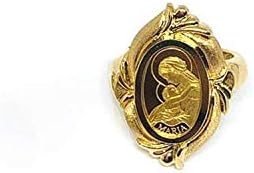 K18金 贈り物 ゴールド Mother Child 13号 サイズ レディースリング Ring