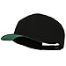Brushed Cotton Twill High Profile Extra Size Cap - Black (For Big Head)