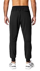 Hugut Men's Sweatpants Lightweight with Zipper