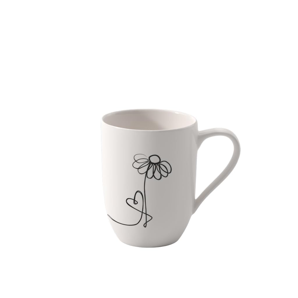 Villeroy & Boch – Statement Lines Mug Family, 280 ml, Premium Porcelain, White