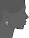 1928 Jewelry Silver Tone Filigree Fish Hook Heart Drop Earrings