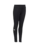 Under Armour Girls' ColdGear Infrared Leggings, Black (001), Youth Large