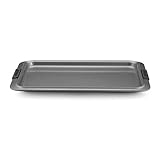 Anolon Advanced Nonstick Bakeware 11-Inch x 17-Inch Cookie Sheet, Gray with Silicone Grips