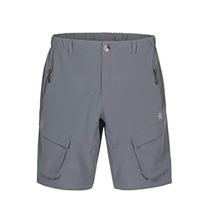 Little Donkey Andy Men’s Stretch Quick Dry Cargo Shorts for Hiking, Camping, Travel