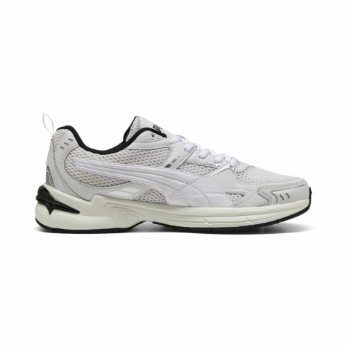 Unisex-Sneaker MILENIO TECH 2000, Federgrau/Weiß/Silber, Größe 39,5, Federgrau PUMA Weiß PUMA Silber, 40 EU