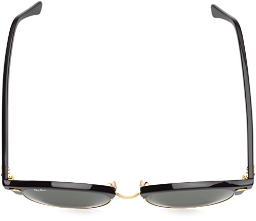 Ray-Ban CLUBROUND - BLACK Frame GREEN Lenses 51mm Non-Polarized