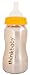 thinkbaby Stainless Steel Baby Bottle, Silver, 9 Ounce