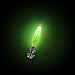 Muzata Fluorescent Squid Cuttlefish Sleeve Jig Fishing Lure Bait Head Hooks Luminous Octopus Lure Glow in Dark 10PCS
