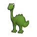 NUK Soothasaurus Rubber Dinosaur Sensory Development Toy, Green