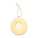 LWR CRAFTS Wooden Mini Round Photo Frame Pack of 12