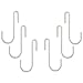 Range Kleen Chrome, S-Shaped, Pot Rack Accessory Hooks, 6 Pack
