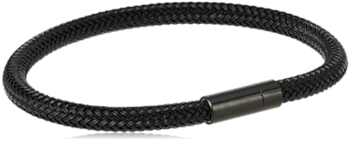 Hugo Boss Jewelry Men Ionic Plated Black Steel Black Plastic