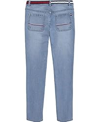 Tommy Hilfiger Girls' Relaxed Straight Leg Denim