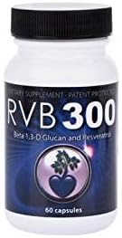 RVB300 Beta 1, 3-D Glucan Resveratrol Mix for Immune System - 5 Pack