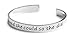 Inspirational Silver Cuff Bracelet – Stamped “She Believed She Could So She Did” Jewelry for Women, Teens, Girls – Motivational Quotes Mantra Band Bracelets – Perfect Gift