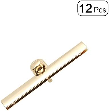 Metal Frames Snap Clasp Turn Twist Purse Lock 12Pcs