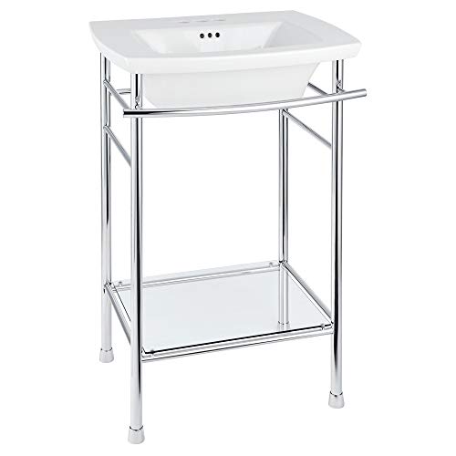 American Standard 8719000.002 Edgemere Console Table Legs, Chrome (Renewed)