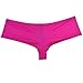 Jaxu Men's Elastic Spandex Thong Boxer Shiny Boxers Briefs Guys Pants Sexy Men Pouch Underwear Hot Pink XL