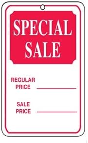 1-3/4x2-7/8 Sale tag with string