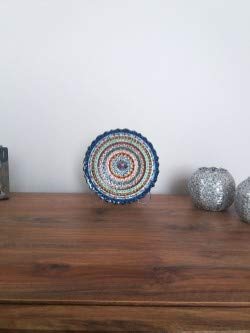 Ayennur Turkish Decorative Plate Handmade Ceramic Ornament for Home&Office Wall Decor