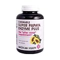 American Health Super Papaya Enzyme Plus Chewable - 360 Chewable Tabs (Pack of 3 (360 ea))