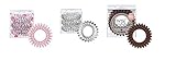 invisibobble ORIGINAL and POWER, the traceless and original spiral shaped hair ring, color: rose, clear, brown, 9 hair ties per packaging, price discount