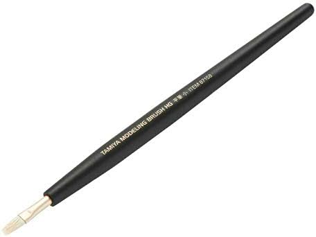 タミヤ メイクアップ材シリーズ No.158 モデリングブラシ HG 平筆 小 87158