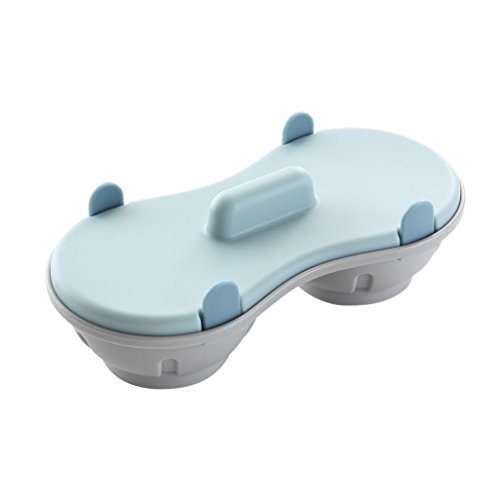 Sinwo 1Pc Egg Cooker Perfectly Cooked Egg Boiler Cup Egg Egg Skillet Kitchen (Blue)