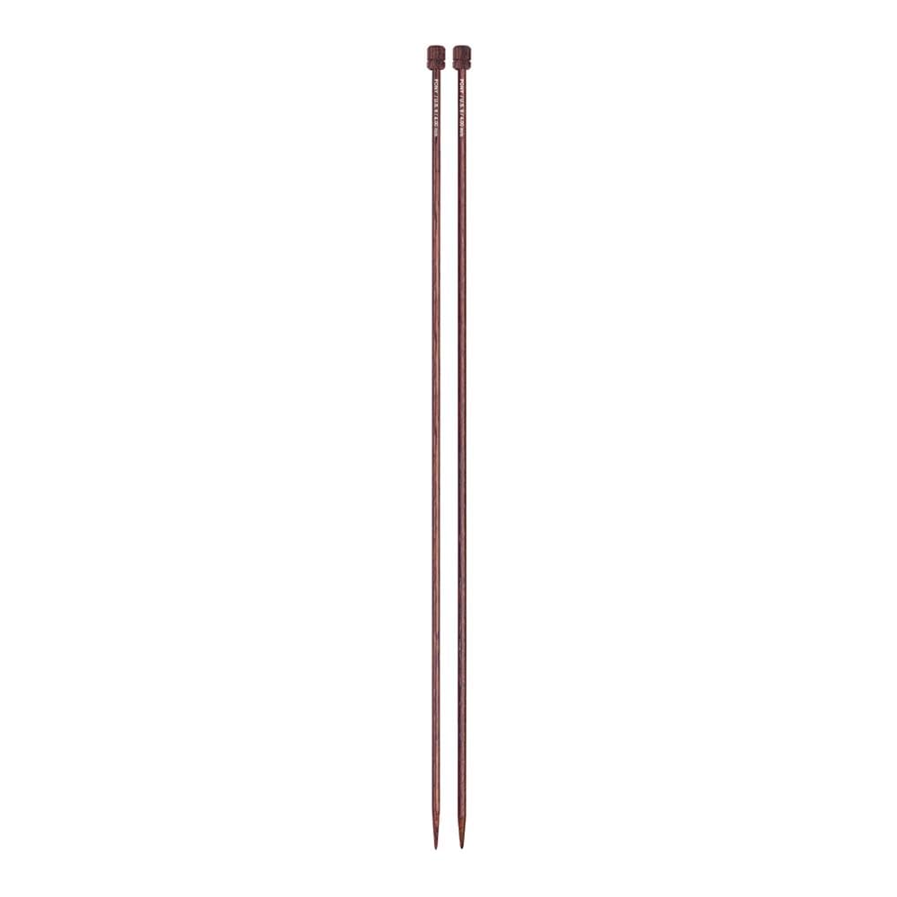 Pony Perfect Wooden Single Pointed Needles 40cm 4.00mm - 1pc