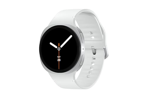 Samsung Galaxy Watch8 Smartwatch, 44mm, Silver, LTE (CAD Version) - AI Assistant (Gemini), Sleep Coaching, Fitness Tracking