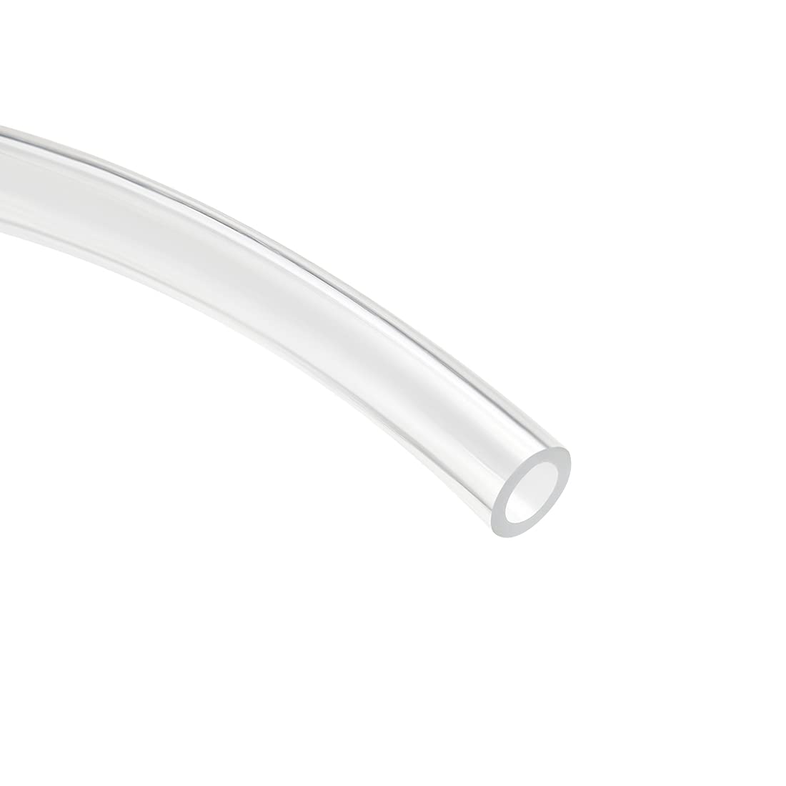 sourcing map Pneumatic Air Tubing, 12mm OD x 8mm ID 5 Meters 16ft PU Polyurethane Air Compressor Tube Hose Pipe Clear