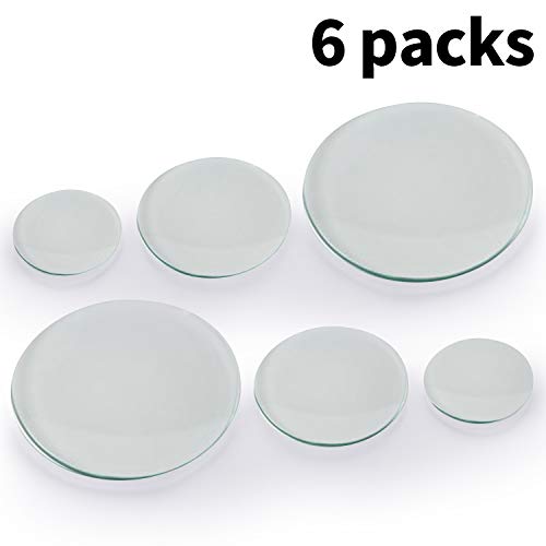 Young4us Watch Glass Beaker Cover Set, 6 Pcs Lab Watch Glasses in 150mm, 100mm, 70mm for Laboratory, Science and Chemical Experiment (150 mm x 2, 100 mm x 2, 70 mm x 2)