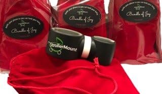 Featured in Women’s Running Magazine - StrollerMount Universal Hands Free Smartphone Stroller Mount - Voted Best for Mom and Dad Runners! Baby Stroller, Bikes &amp; More! Best Baby Shower Gift