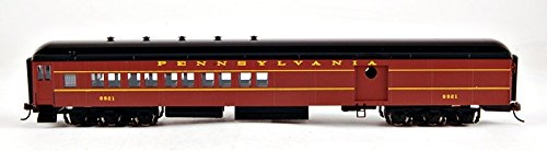 Bachmann Industries PRR Postwar Round Door #9921 72' Heavyweight Combine with Lighted Interior