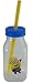 Zak Designs Minions Kids Milk Bottle with Lid and Straw, 10 Ounce