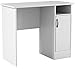 South Shore Small Computer Desk with Door, Pure White