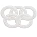 DERNORD Silicone Gasket Tri-Clover (Tri-clamp) O-Ring - 1.5 Inch (Pack of 5)