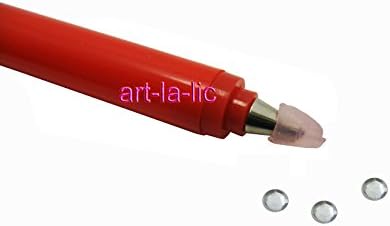 naiil Arrt rhiinestones geems Pick Up Pen Steel Tiip With Adhesive Clay Mud Hot Fix