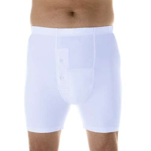Wearever Men’s Incontinence Boxer Brief for Bladder Control with Regular Absorbency - Reusable & Washable Leak Proof Underwear for Men (Single Pair)