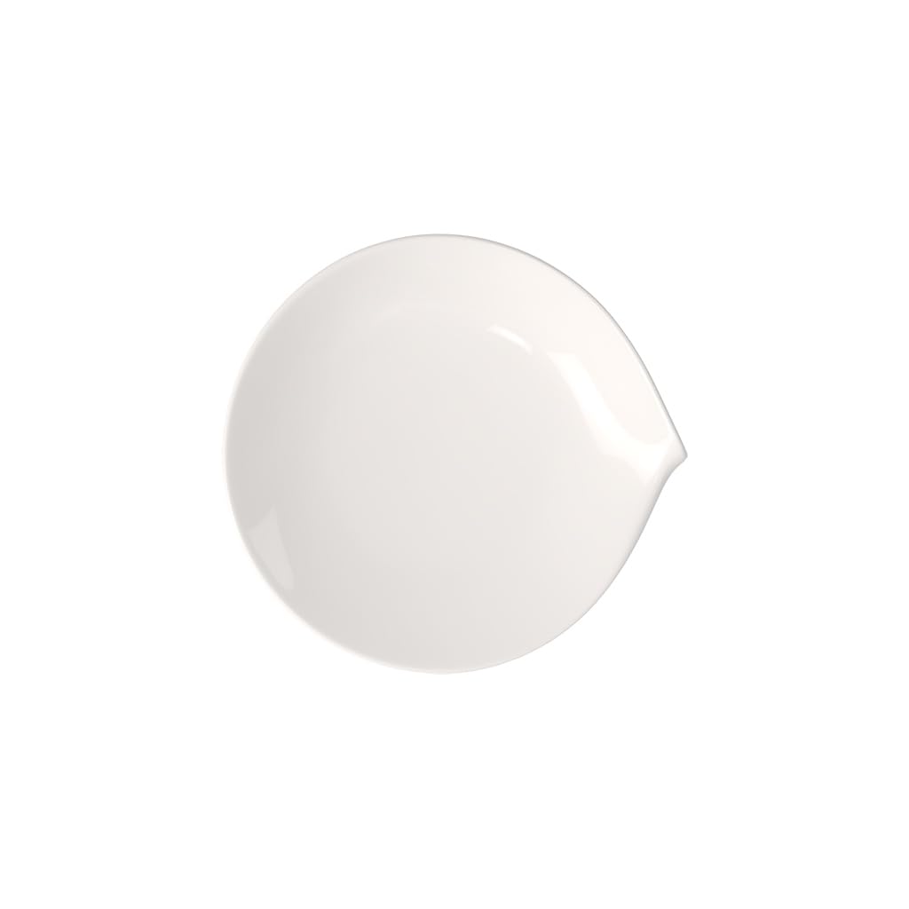 Villeroy & Boch Flow Breakfast Plate, 23 x 22 cm, Premium Porcelain, White