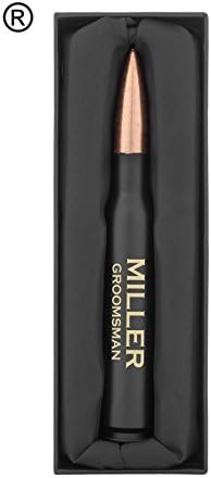 Engraved Matte Black 50 Caliber® Bullet Bottle Opener With Gift Box 50 Cal Custom Personalized