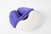 Aeris Purple Travel Pillow for Airplanes and Cars – Memory Foam Neck Pillow with Sleep Mask, Earplugs, Carry Bag, and Washable Velour Cover