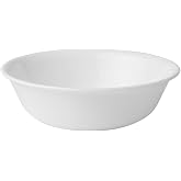 Corelle 18 oz Winter Frost Glass/Porcelain Soup/Cereal Bowl 6.25 in.