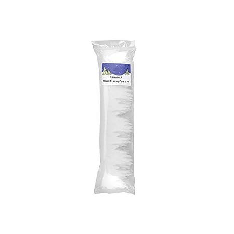 Mini 5m Christmas Icicle Snow Blanket Garland Window Fireplace Ice